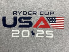 2025 Ryder Cup USA RLX Ralph Lauren Men’s 100% Cotton Graphic T-Shirt Medium