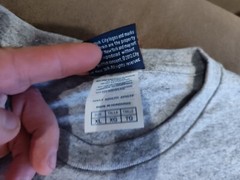 NYPD Mens Shirt Large Gray Honor Remember Cotton Officially License NOS NWT XL