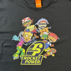 Vintage Rocket Power Nickelodeon T-Shirt Cartoon Skateboarding Surfing Size XL