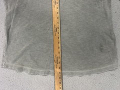 Flint And Tinder Henley Shirt Men XL Gray Waffle Knit Long Sleeve USA Base Layer