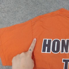 Delta Shirt Mens Small Orange Honoring Tradition 1926-2007 Native Graphic Tee