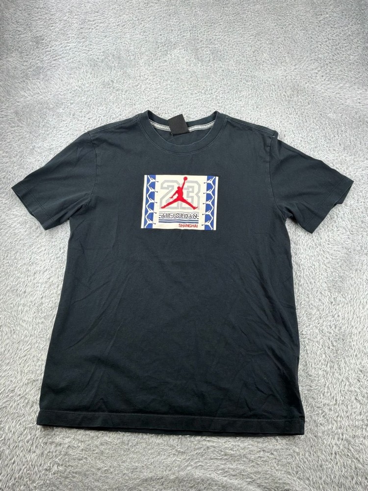 Jordan Shanghai Graphic T-Shirt Black Size L