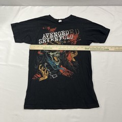 Avenged Sevenfold A7X Tultex Fine Jersey Skeleton Graphic Print Adult Size Small