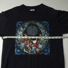 Vintage 90s The Astrologer Bill Bell Wizard Long Sleeve T Shirt Size Small 1998