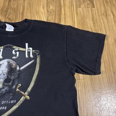 Y2K Rush Tour Shirt Mens Large Black Snakes & Arrows Skull Rock Graphic Tee 2008