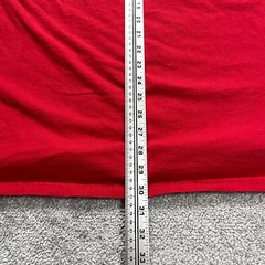 Gemrock Basic Tee T-Shirt Mens 3XL Red Crew Neck Short Sleeve Cotton Casual Top