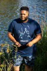 D555 Duke Big Mens Terminator Printed T-Shirt Official Licensed 2XL-6XL 601719-K