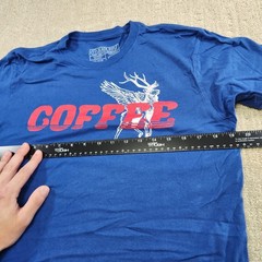 Black Rifle Coffee Company Shirt Men Medium Stretch Quick Dry Tactical USA Blue