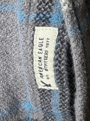 American Eagle Outfitters Button Front Plaid Shacket Medium Multi-colored 2016