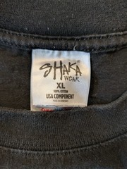 Shaka Wear Super Max Heavyweight T-Shirt XL Black INADAZE Cane Corso Crown LA