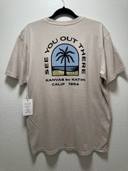 Katin Large Men T-shirt Logo 100% Organic Cotton Birch