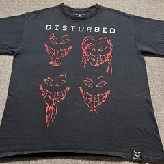 Disturbed Band T Shirt Mens Large Black The Sickness 25th Anniversary Tour 2025
