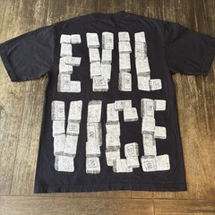 Evil Vice El Chapo Guzman Graphic T Shirt Mens M Black Double Sided Tee