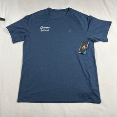 Black Diamond Mens Lightwire SS Tech Tee Indigo Blue Common Ground Oregon Large
