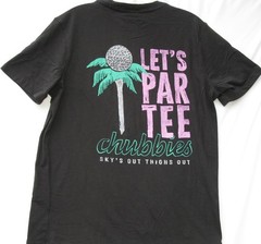 Chubbies short sleeve cotton/polyester blend Par Tee T-shirt men’s size small