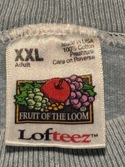 Tucket’s On The Lake Graphic T-shirt Fruit Of The Loom USA Blue Casual XXL Mens