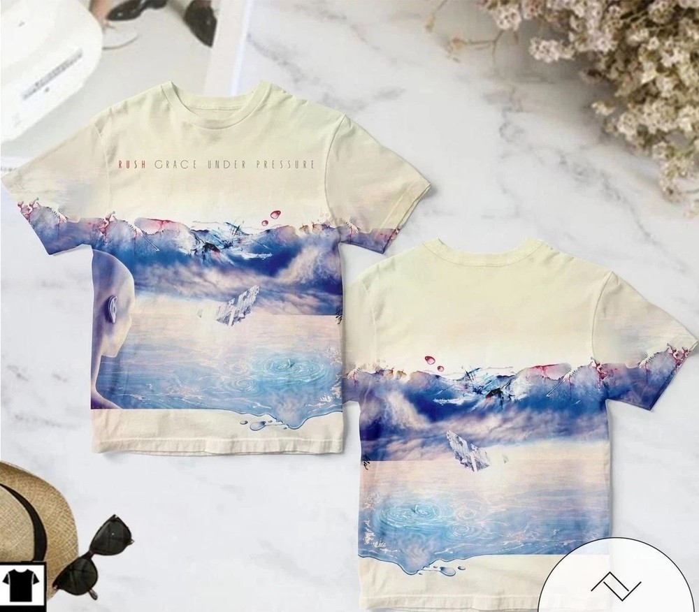 T Shirt 3D men and women Rush Grace Under Pressure A-5XL MIN76DF