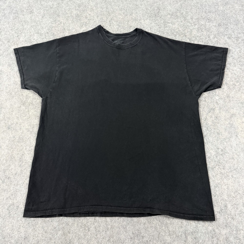 Hanes ComfortSoft Short Sleeve Casual T-shirts Size XL Black 100% Cotton Made