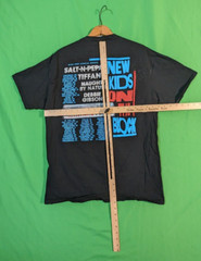 New Kids On The Block Mixtape Tour Fruit of the Loom Shirt Mens Large Black