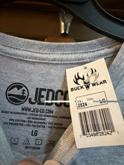 New Jedco Jeep with American flag on tire Gray L