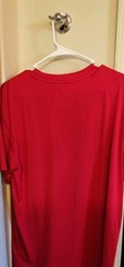 Reebok Men’s Red Graphic Logo T-Shirt Crew Neck Short Sleeve Regular Size M
