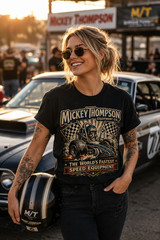Mickey Thompson Drag Racing Vintage Hot Rod Speed Equipment T-Shirt