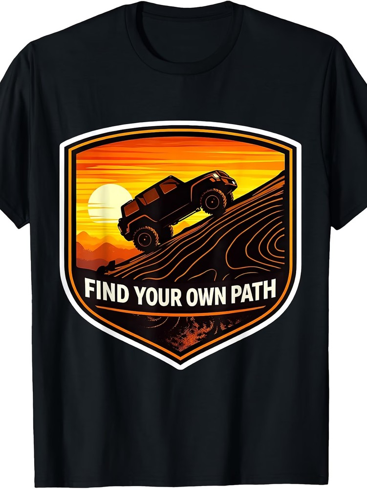 4X4 Off Road Vehicle Owner Offroad Club T-Shirt | Vintage Crew Neck, Slight Stre