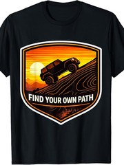 4X4 Off Road Vehicle Owner Offroad Club T-Shirt | Vintage Crew Neck, Slight Stre