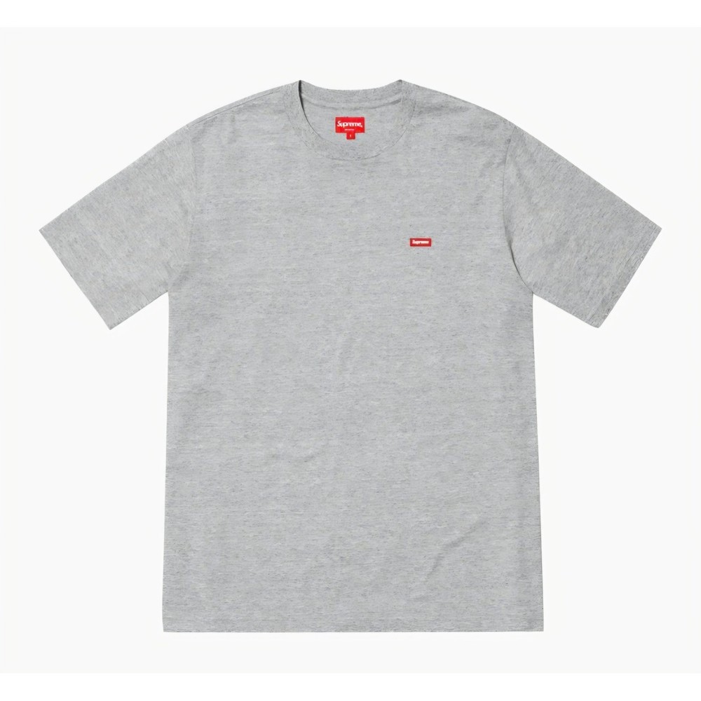 SUPREME Box Tee Heater Gray Small front side Logo Streetwear Cotton T-Shirt szM