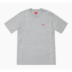 SUPREME Box Tee Heater Gray Small front side Logo Streetwear Cotton T-Shirt szM