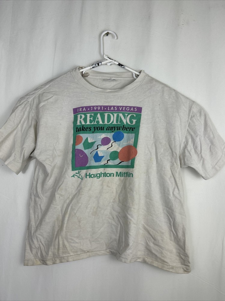Four Seasons Vintage Men’s XL Las Vegas 1991 Reading White T-Shirt