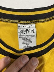 Harry Potter Hufflepuff Keeper Mesh Jersey Tank Top Adult Small Yellow BoxLunch