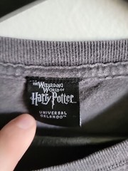 HARRY POTTER Seeker 07 UNIVERSAL ORLANDO Graphic T Shirt Charcoal Gray Medium