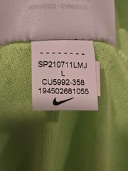 NIKE Miler Short Sleeve Running T-Shirt Size L Large Ghost Green CU5992-358