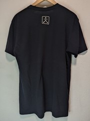 Hooligan Graphic Print T-Shirt | Black Crew Neck Cotton Blend | Men’s Size L