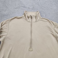 Shirt Mid Weight Cold Weather Gen III Mens Extra Large Beige Inside Grid Fleece