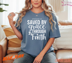 Unisex Saved By Grace Throu T-Shirt, Men T shirt,Women T shirt Gift ReligionTop