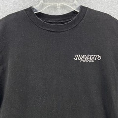 Suavecito Mens T-Shirt Medium M Black Short Sleeve ‘Stay Firme’ Camisa