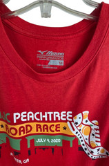 Peachtree Road Race T-Shirt Bundle Set of 5 2014, 2018, 2019 (2 Versions) & 2020