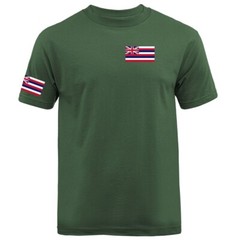 State of Hawaii Flag Crest HI Graphic T-shirt