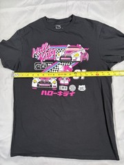 Hello Kitty Race Car Tokyo Speed T-Shirt Sanrio Adult Medium Black Tee See Desc.