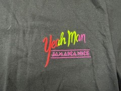 Vintage 90s Yeah Man Jamaica Nice Double Collar Single Stitch USA Made Delta L.