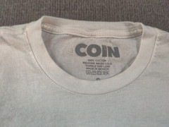 Coin T Shirt Adult Small White Pop Rock Band Music Rainbow Dreamland Tour Tee