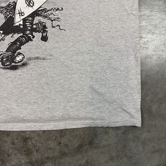 ET Surf T Shirt Youth Large Gray Grunge Punk Beach Preowned