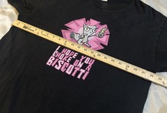 Vtg Mighty Fine Foamy The Squirrel Shirt Neurotically Yours Biscotti Back Hit L