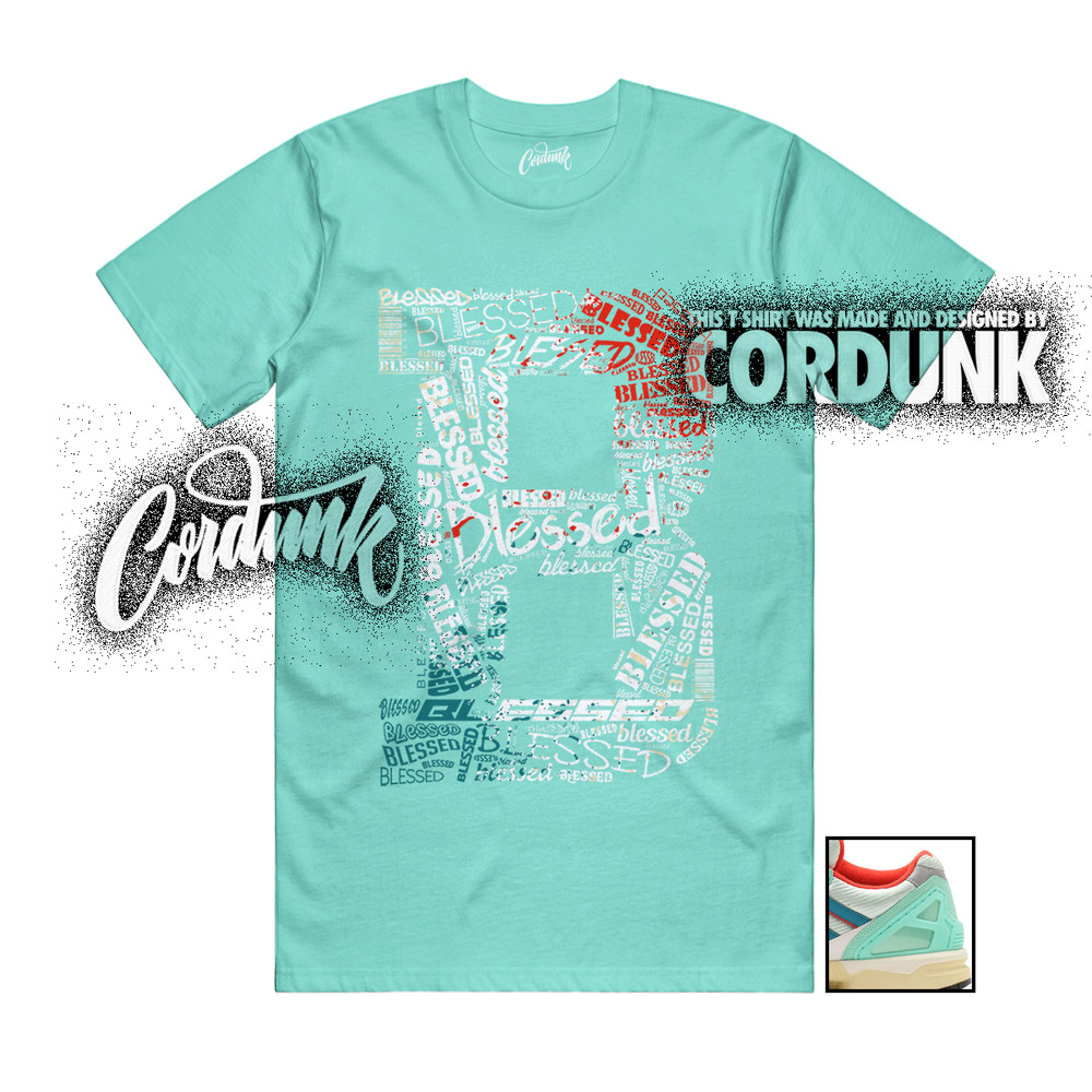 ZX 8000 Atmos G-SNK 11 Hydra Ocean Turquoise Star T Shirt Match B BLS