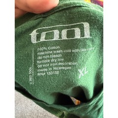 TOOL Band T-Shirt Men’s XL Green Los Angeles California Star Sleeve Print