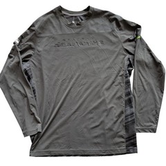 NIKE Seattle Seahawks NFL On Field Dri-FIT Long Sleeve Shirt Mens XXL Gray