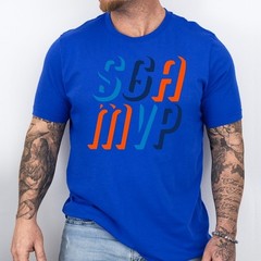 SGA, Oklahoma City Basketball themed Soft Ring Spun Cotton T-Shirt