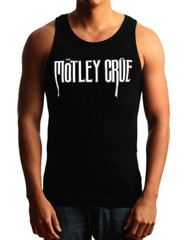 MOTLEY CRUE L PUNK ROCK Band Black Tank Top